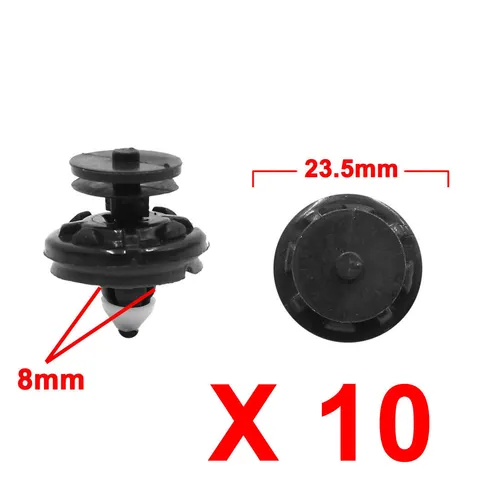 Nieten Schwarz von Uxcell