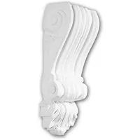 Profhome Decor Wandboard Konsole 119002 - Korinthischer Stil - Stuckleisten aus hochwertigem Polyurethan, ideal für Innen- und Außenbereiche. Leicht, robust und extrem maßhaltig, verleiht jedem Raum einen eleganten Touch.