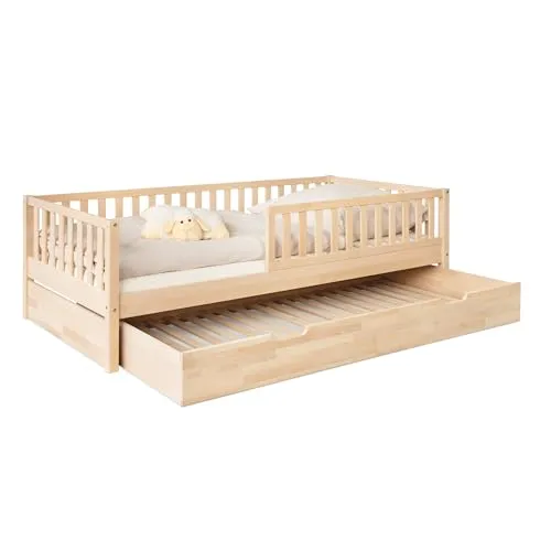 Ehrenkind® Kinderbett Buche Livo 90x200 cm in beige von Ehrenkind