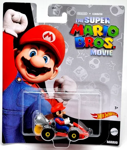 Mattel Hot Wheels cars Super Mario Kart  Auto The Super Mario Bros. Movie