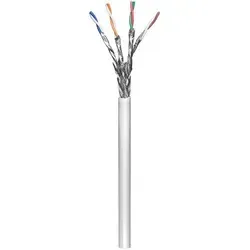 Goobay Netzwerkkabel CAT 6 S/FTP 305 m - Hochgeschwindigkeits-Netzwerk für Ihr Zuhause - Multimedia: CAT 6 S/FTP Netzwerkkabel mit 305 m Länge für schnelle und stabile Internetverbindungen, ideal für Streaming und Gaming.