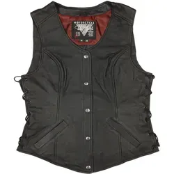 Modeka Diona Damen Motorrad Weste, schwarz, Größe 44