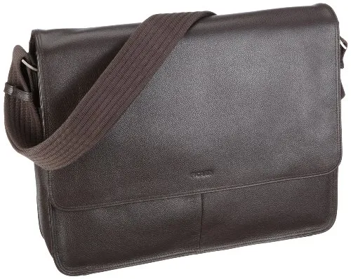 Picard MILANO Herren Umhängetasche 37x32x9 cm - Messenger-Bag in elegantem Braun (Cafe) mit verstellbarem Tragegurt für optimalen Komfort und Stil.