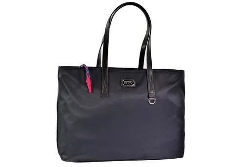 Mandarina Duck Schultertasche Style - Schultertasche mit großem Hauptfach, ideal für Laptop und DIN A4 Unterlagen. Robustes Design aus Nylon und praktische Fächer machen sie zum perfekten Begleiter für Uni und Büro.