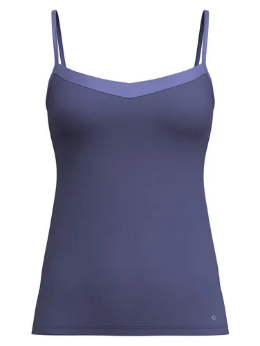 CALIDA Cate Spaghetti-Top Damen - Tanktops & Träger-Tops für Damen, mit edlem Satin-Einsatz am Ausschnitt und verstellbaren Trägern für perfekten Sitz