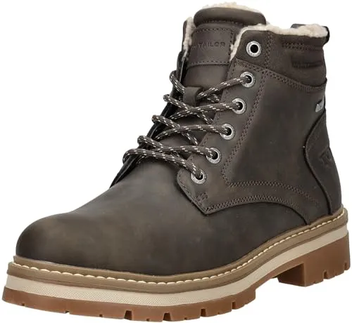 TOM TAILOR Stiefel 45 - Wanderschuhe in Größe 45, mokka, warm gefüttert für besten Komfort bei kühlen Temperaturen und ideal für Outdoor-Abenteuer.