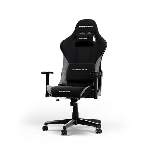 DXRacer PRINCE L Schwarz & Grau Stoff