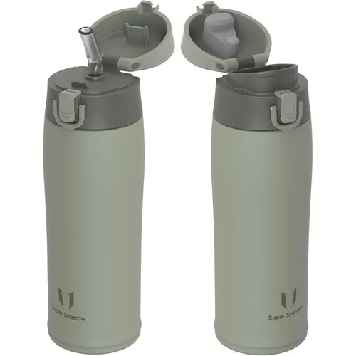 Sport Trinkflasche Edelstahl 750ml BPA-frei Auslaufsicher - Super Sparrow