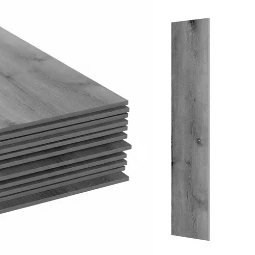 Relaxdays Selbstklebender PVC Bodenbelag Holzoptik