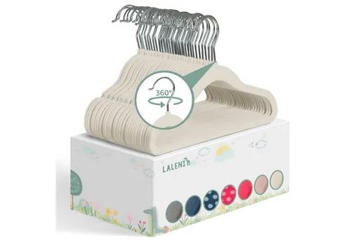 Laleni Kleiderbügel für Kinder mit Samtbezug von Laleni