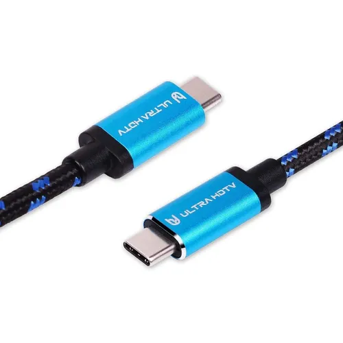 Ultra HDTV USB 3.1 Lade-Kabel Typ-C GEN2-1 Meter Daten-Kabel mit E-Mark Chip & 60W (20V 3A) PD Ladeleistung - 10 Gbps Datenübertragung - 4K bei 60Hz