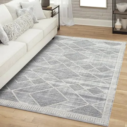 carpet city Kurzflor-Teppich Grau 120x170 cm von Carpet City