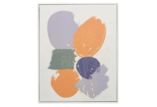 Giftdecor Wanddekoobjekt Bild SOLARA in weißem Rahmen, 40 x 70 cm - Modernes Wandbild SOLARA 40 x 70 cm im weißen Rahmen – bringt frische Farben und Stil in jeden Raum. Ideal für Wohnzimmer, Schlafzimmer oder Büro. Hochwertige Materialien garantieren Langlebigkeit und einfache Montage.