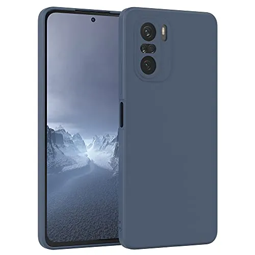 EAZY CASE - Silikonhülle für Xiaomi Mi 11i 5G Hülle Silikon Case Blau weich stoßfeste Handyhülle Schutzhülle mit Kameraschutz Dünn Premium Schutz Cover TPU Phone Bumper in Petrol Matt