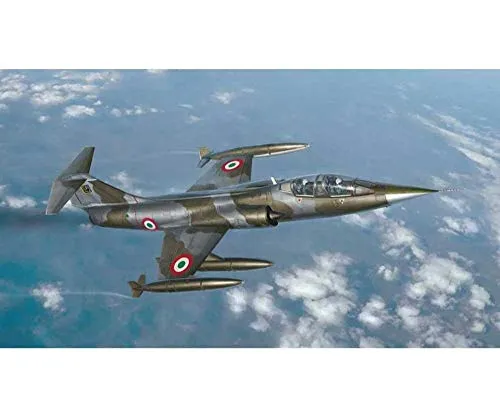Italeri IT2509 1/32 Lockheed Martin TF-104 G Starfighter - Flugzeugmodell im Maßstab 1:32 aus hochwertigem Kunststoff, ideal für Modellbau-Enthusiasten und Sammler.