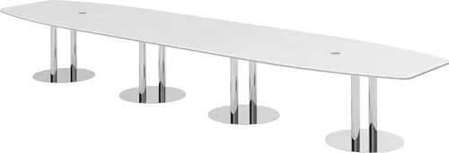 bümö Konferenztisch XXL KT52 in weiß von Bümö