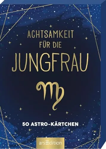 Achtsamkeit für die Jungfrau: 50 Astro-Kärtchen | Astrologie im Spielkartenformat für die Handtasche
