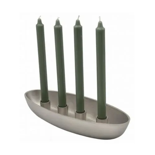 Lambert Kerzenleuchter Adventsleuchter Fjella Silber von Lambert