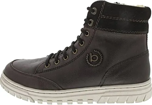 bugatti Hendrix Winterstiefel aus Leder in Braun, Größe 40 EU - Elegante Winterstiefel aus hochwertigem Glattleder, warm gefüttert mit Teddy-Futter, ideal für kalte Tage. Der praktische Reißverschluss sorgt für einfaches An- und Ausziehen.