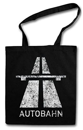 Urban Backwoods Autobahn Hipster Bag Beutel Stofftasche Einkaufstasche