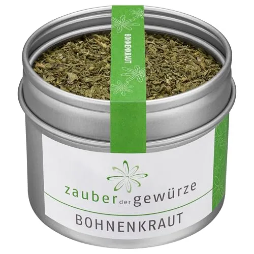 Zauber der Gewürze Bohnenkraut - getrocknet und gerebelt, aromatisches Kraut für Suppen und Eintöpfe, 20 g