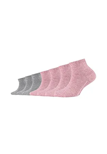 Camano Kinder Kurzsocken 7er Pack 35/38 chalk pink melange