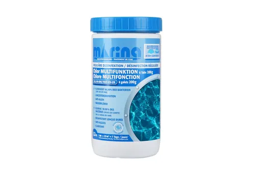 Chlortabletten für große Pools
