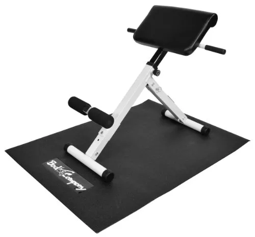 Bad Company Bodenmatte I Geruchsneutrale Bodenschutzmatte für Trainingsgeräte I 130 x 90 cm