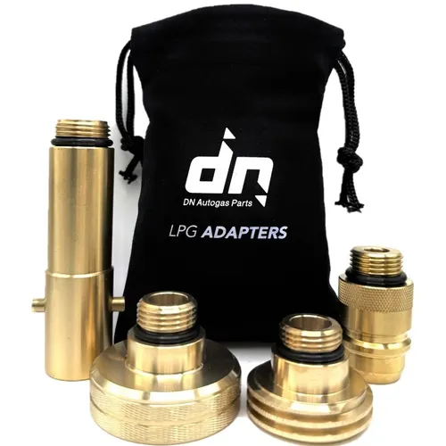 DN Autogas Parts SAFEFILL Gasflaschen Adapter Set Für ALL Europe KIT Mit 4