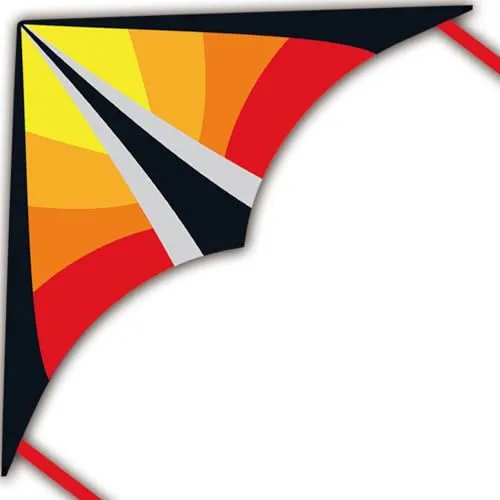 Larilook Drachen für Kinder und Erwachsen, Flugdrachen Drachen, großer Delta-Drachen, Kinderdrachen ab 6 Delta Kite (Orange)