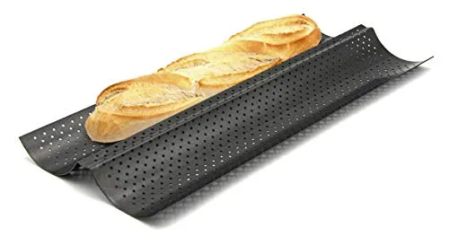 My Home 2er Baguette-Backblech für perfekte Backergebnisse