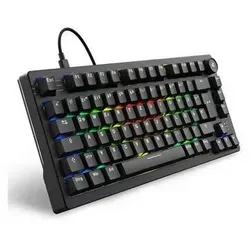 Sharkoon Gaming Tastatur Skiller SGK25 schwarz DE - Tastaturen mit RGB-Hintergrundbeleuchtung und schnellem Reaktionsvermögen, ideal für Gamer, die ihre Leistung verbessern möchten.