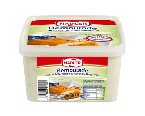 MISSISSIPPI Grillsauce, Nadler Remoulade 50 % Pflanzenöl von MISSISSIPPI