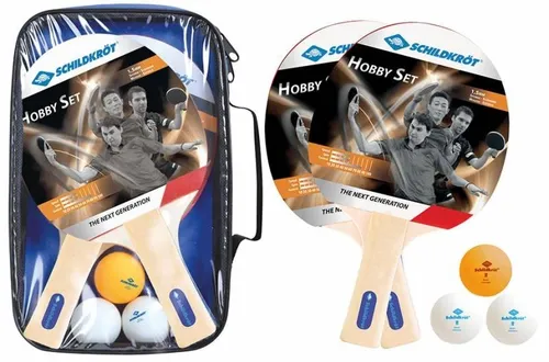 Schildkröt Tischtennisset 2 Schläger und 3 Bälle Poly 40+ Tischtennisspielset