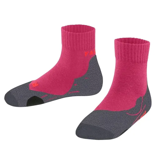Falke Trekkingsocke TK2 Short (Merinowoll-Mix) rose Kinder - 1 Paar, Größe: 35-38