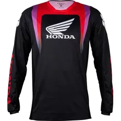 FOX 180 Honda 2023 Motocross Jersey, schwarz-rot, Größe L von Fox