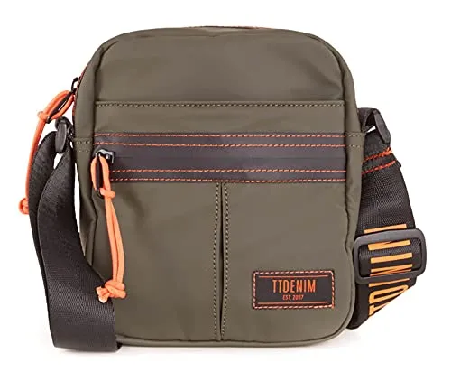 Denim TOM TAILOR bags - Menswear BJÖRN Herren Umhängetasche S, khaki, 18x6x21