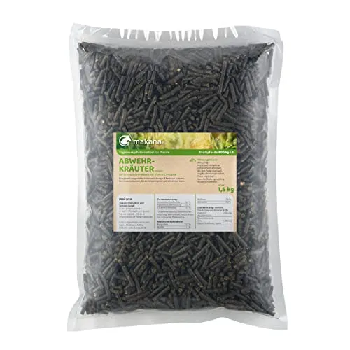 Makana Abwehrkräuter Pellets für Tiere (1 x 1.5 kg)