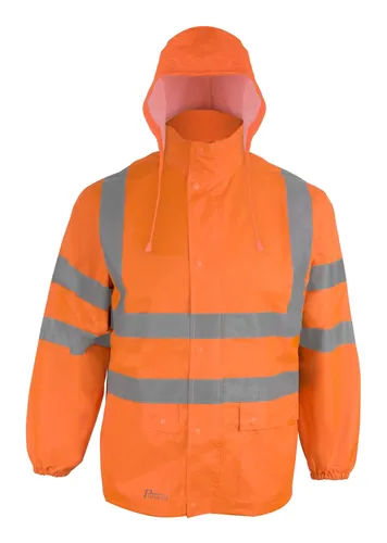 Asatex Regenjacke RJO, Größe M, orange - Hochwertige Regenjacke für optimalen Wetterschutz, leicht und atmungsaktiv, ideal für Outdoor-Aktivitäten.