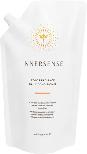Innersense Color Radiance Daily Conditioner Nachfüllpack 946 ml - Hochwertiger Conditioner für geschmeidiges, leicht kämmbares Haar. Mit Reiskleie-, Avocado- und Kürbiskern-Öl für intensive Feuchtigkeit und Schutz vor Frizz.