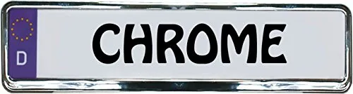 Produktbild carstyling XXL Design Kennzeichenrahmen Chrome 1 Stück