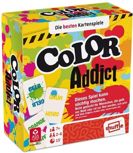 Color Addict Brettspiel - Gesellschaftsspiel für kreative Köpfe, fördert Teamgeist und sorgt für spannende Unterhaltung bei Freunden und Familie.