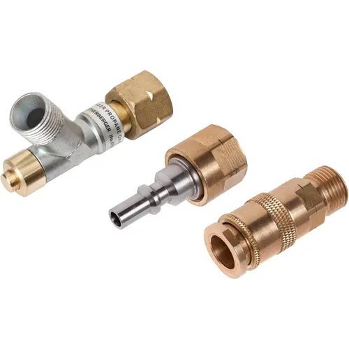 ROTHENBERGER Industrial Set Propan Schlauchbruchsicherung - Grills - Maximale Sicherheit mit Schlauchbruchsicherung und Schnellkupplung, stoppt Gasfluss bei Schlauchbruch und sorgt für einfaches Einkuppeln.