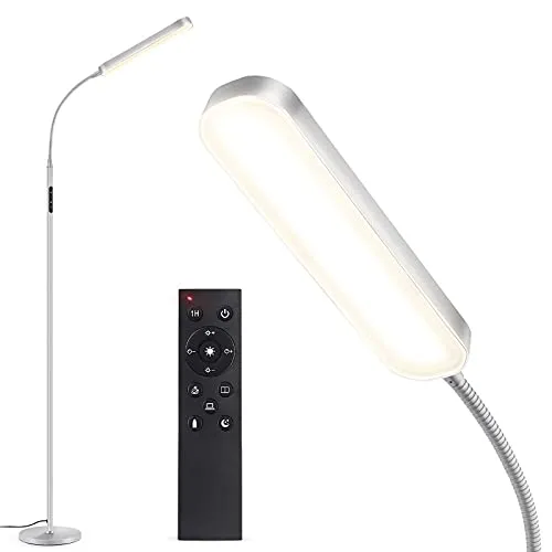 OUTON LED Stehlampe Dimmbar 15W in silber von OUTON