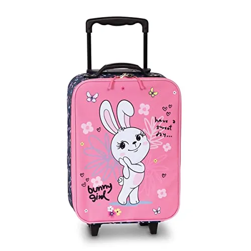 Fabrizio Kindertrolly Mädchen Jungen Kinder Reise Trolly Kindergepäck Kinderkoffer Spielkoffer Handgepäck Kabinengepäck Trolley Spielekoffer Spieltrolley Kinderzimmer