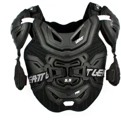 Leatt 5.5 Motorradprotektor für Unisex Erwachsene XL Schwarz - Hochwertiger Protektor mit 3DF Airfit-Stoßdämpfer, CE-zertifiziert für optimalen Aufprallschutz und maximalen Komfort.