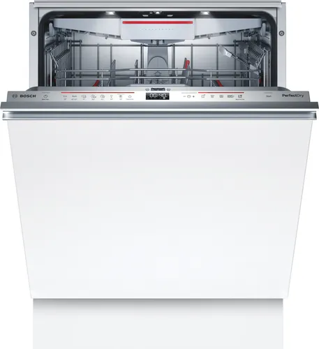 Bosch Geschirrspüler SMV6ZCX49E - Vollintegrierbar, 60 cm, Grau - Intelligenter Geschirrspüler mit PerfectDry für beste Trocknung und Home Connect für einfache Programmwahl. Flexibilität durch VarioSchublade und 3-fach Rackmatik für optimale Beladung.