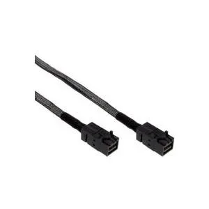 InLine® Mini-SAS HD Kabel, SFF-8643 zu SFF-8643, 1m - Festplattenkabel & -Adapter, hochwertiges 1m Kabel mit Sideband für stabile Datenübertragung und hohe Leistung in Serveranwendungen.