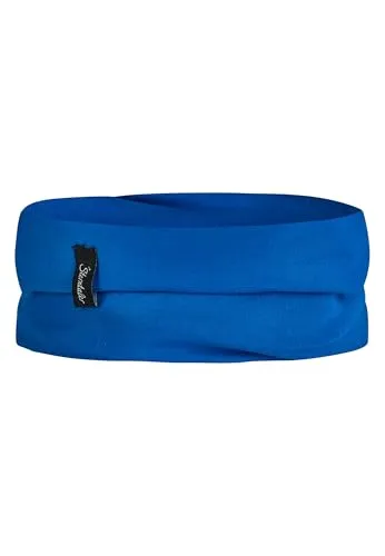 Sterntaler OCS Multifunktionstuch uni – Vielseitig tragbares Tuch aus Singlejersey (Bio) – Unisex Kopfbedeckung & Halstuch – Baby und Kinder Accessoire – kobaltblau, Größe M
