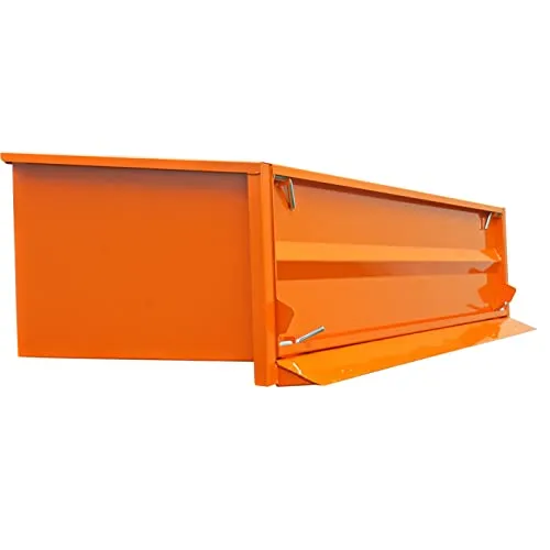 Yerd Transportmulde für Traktor/Heckcontainer/Transportbox/Kippmulde mit Kat 1 Anschluss (100 cm)